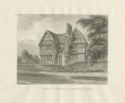 Patshull - Altes Herrenhaus in Boningale von John Buckler