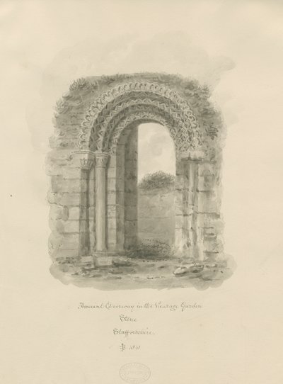 Stone - Antikes Tor im Pfarrgarten von John Buckler