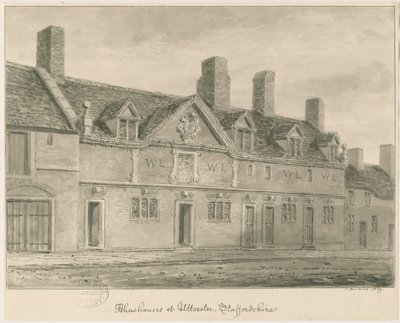 Uttoxeter Town - Armenhäuser von John Buckler