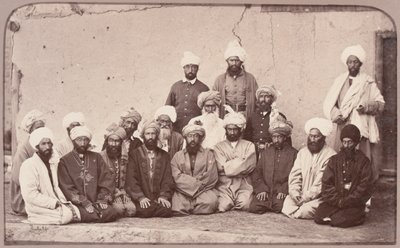 Sirdar Habeeboolah [sic] Gilzai und andere Khans, 1879 von John Burke