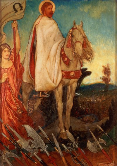 Der Weg nach Golgatha (Panel) von John Byam Liston Shaw