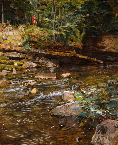 Der Kelpie und der Highlander von John Byam Liston Shaw