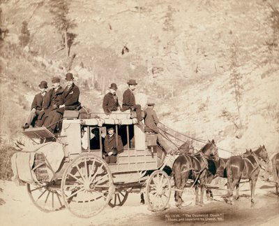Die alte West-Deadwood-Kutsche von John C. H. Grabill