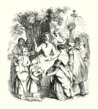 Die Maikönigin von John Callcott Horsley