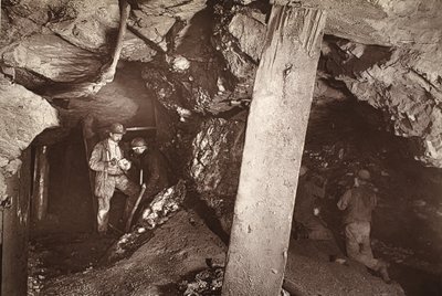 Heave, Blick nach Westen, Blue Hills Mine, Illustration aus 