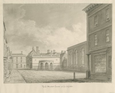 Lichfield - Markthaus von John Chessell Buckler
