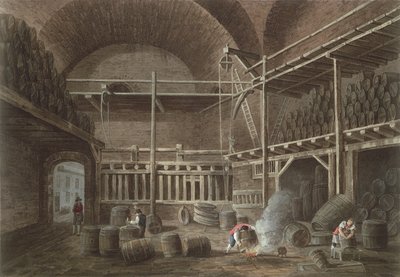 Die Bäder von Julian im Hotel de Cluny (1809) von John Claude Nattes