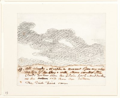 Wolkenstudie (nach Alexander Cozens