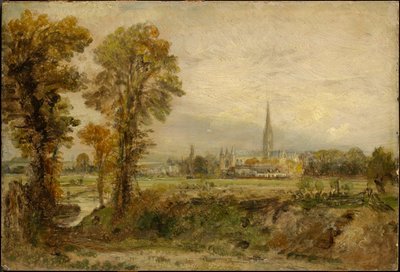 Fernsicht auf die Kathedrale von Salisbury von John Constable