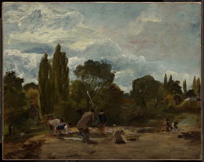 Rübenköpfe mit Dreschflegeln, East Bergholt von John Constable