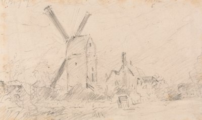 Landschaft mit Windmühle von John Constable
