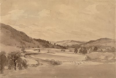 Das Derwent-Tal mit Chatsworth in der Ferne von John Constable