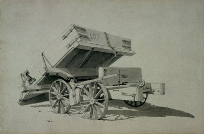 Kippwagen der Auftragnehmer, Nr.3, 1830er Jahre von John Cooke Bourne
