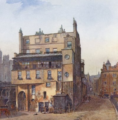 Verlorenes London: Das Haus von Sir William Congreve, Südende der Cecil Street, Strand von John Crowther