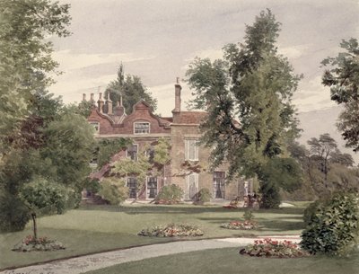 Seitenansicht des Raleigh House, Brixton Hill, Lambeth, 1887 von John Crowther