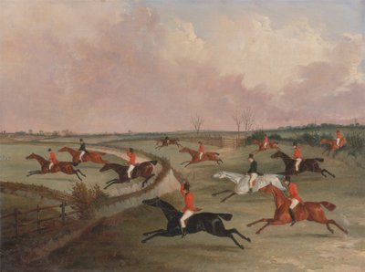 Die Quorn-Jagd in vollem Lauf: Zweite Pferde von John Dalby