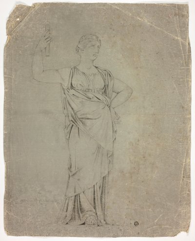 Antike Statue einer stehenden weiblichen Figur von John Downman