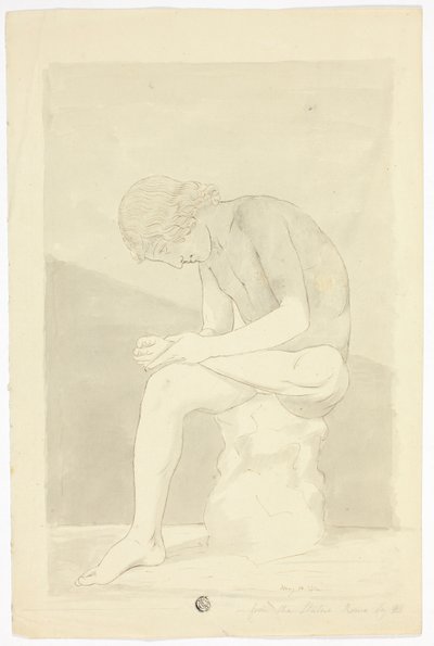 Der Dornzieher (Lo Spinario) von John Downman