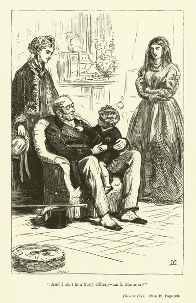 Illustration für Phineas Finn von Anthony Trollope von John Everett (after) Millais