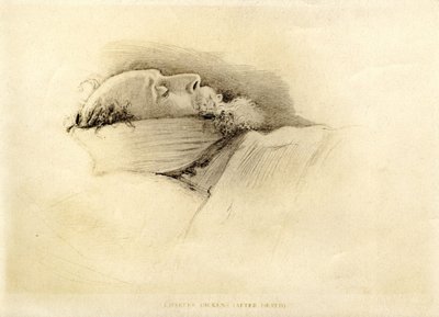 Dickens, der Tag nach seinem Tod, 1870 von John Everett Millais