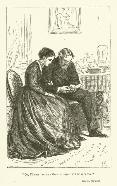 Illustration für Phineas Finn von Anthony Trollope von John Everett Millais