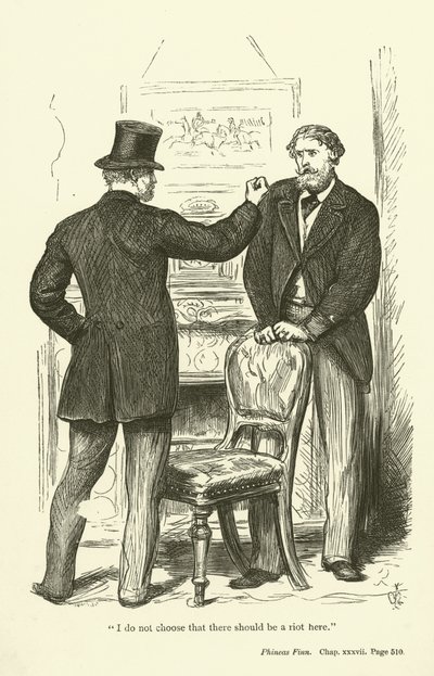 Illustration für Phineas Finn von Anthony Trollope von John Everett Millais