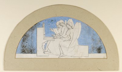 Lunette für Musik, späte 19. Jahrhundert von John Everett Millais