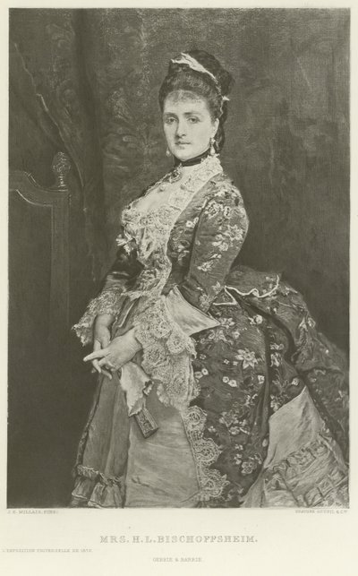 Mrs H L Bischoffsheim von John Everett Millais