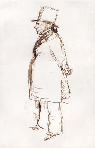 Turner am Firnistag in der Royal Academy von John Everett Millais