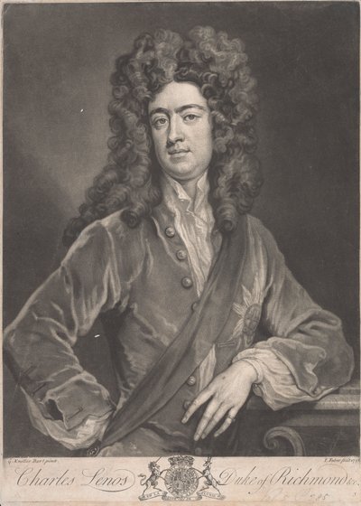 Charles Lennox, 1. Herzog von Richmond von John Faber the younger
