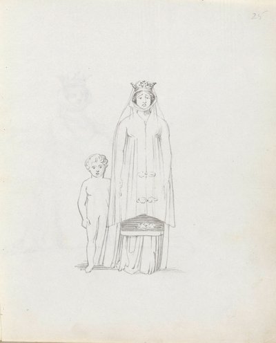 Mrs. Siddons als Constance mit Kind von John Flaxman