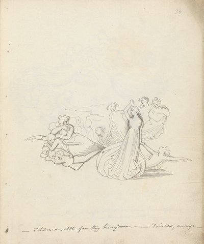 Titania. Nicht für dein Königreich. - Feen weg, 1783 von John Flaxman