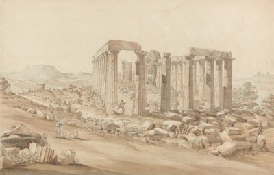 Der Tempel des Apollo Epicurius in Bassai, Phigalea von John Foster