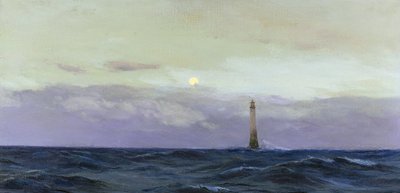 Wolf Rock Leuchtturm, eine felsige Insel vor der Küste von Cornwall (England) von John Fraser