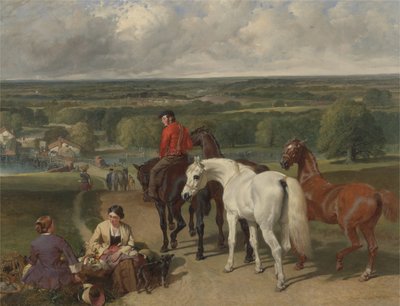 Übung der königlichen Pferde, 1847-55 von John Frederick Herring Senior