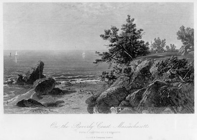 An der Küste von Beverly, Massachusetts, 19. Jahrhundert von John Frederick Kensett