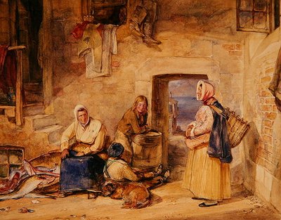 Newhaven Fischerfrauen, Edinburgh, ca. 1831-32 von John Frederick Lewis
