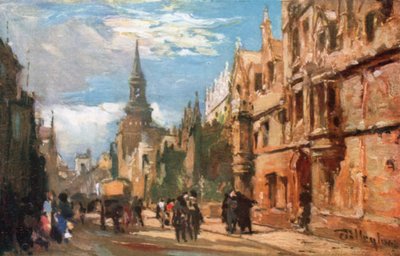 All Souls College und die High Street von John Fulleylove