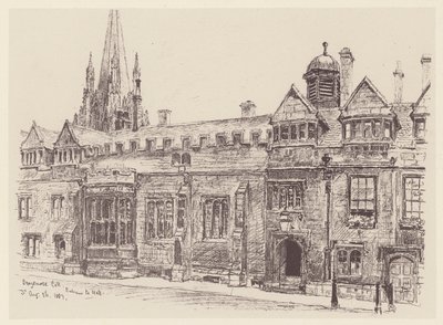 Brasenose College von John Fulleylove