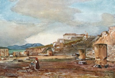 Die Halle des Großen Tempels der Mysterien, Eleusis von John Fulleylove