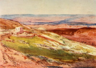Das Tal des Jordan vom Ölberg, 1902 von John Fulleylove