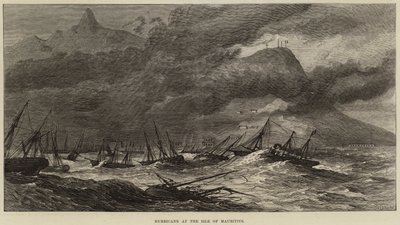 Hurrikan auf der Insel Mauritius von John Greenaway