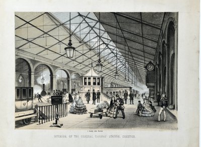 Innenansicht des Hauptbahnhofs, Chester von John Gresty