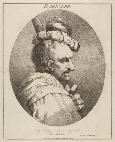 Bardolph, "Henry IV", Teil II, Akt II, Szene IX von John Hamilton Mortimer