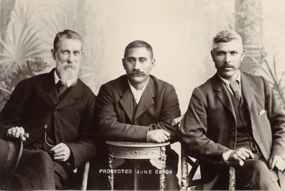 William Australia Graham, König Mahuta Tawhaio und Tahuna Heirangi, Juni 1898 von John Hanna