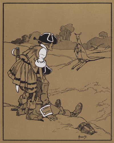 Die Entdeckung des Kängurus von John Hassall