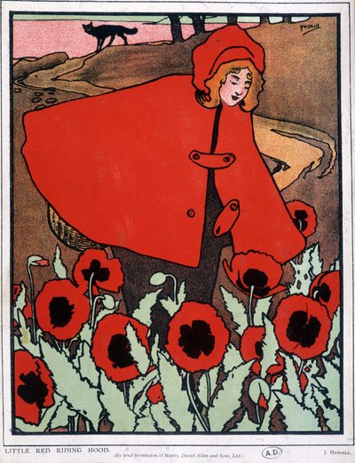 Rotkäppchen - Plakat, von John Hassall um 1930 von John Hassall