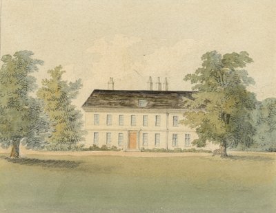Pfarrhaus des Rev. Drummond, 1823 von John Hassell