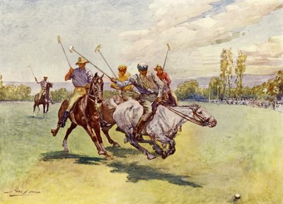 Polo in Südafrika von John Henry Frederick (after) Bacon