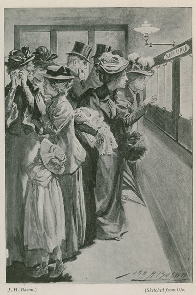 Die Verlustliste im Kriegsministerium von John Henry Frederick Bacon